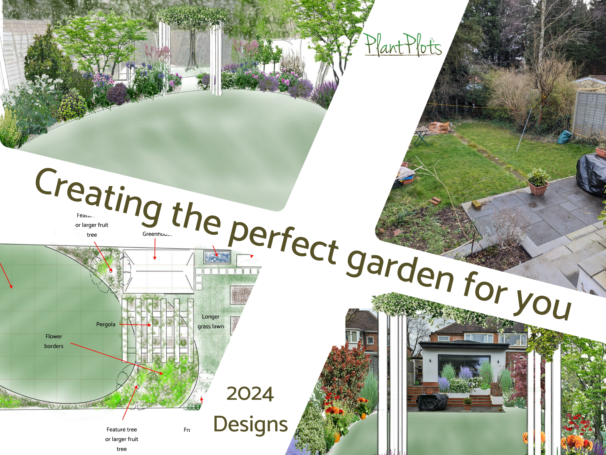 Back Garden Design Ideas PlantPlots () Back Garden Design Ideas PlantPlots ()