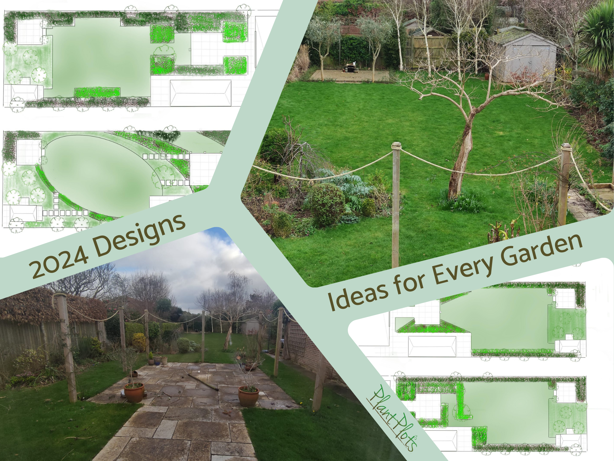 Back Garden Design Ideas PlantPlots () Back Garden Design Ideas PlantPlots ()