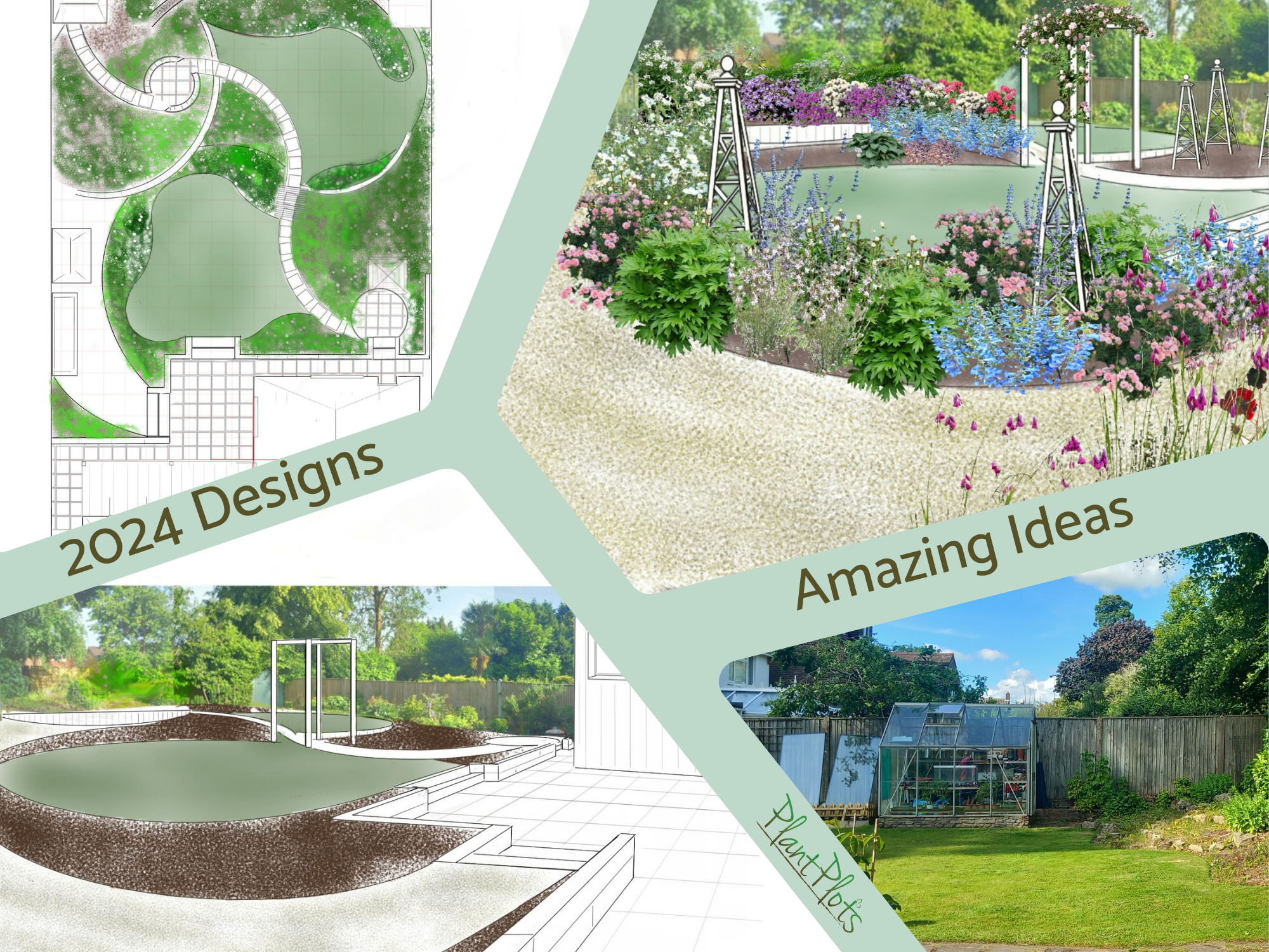 Back garden design ideas PlantPlots () Back garden design ideas PlantPlots ()