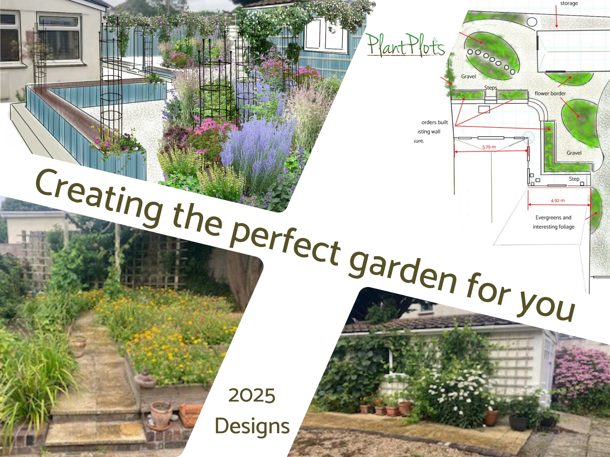 Easy Garden Design Ideas by PlantPlots () Easy Garden Design Ideas by PlantPlots ()