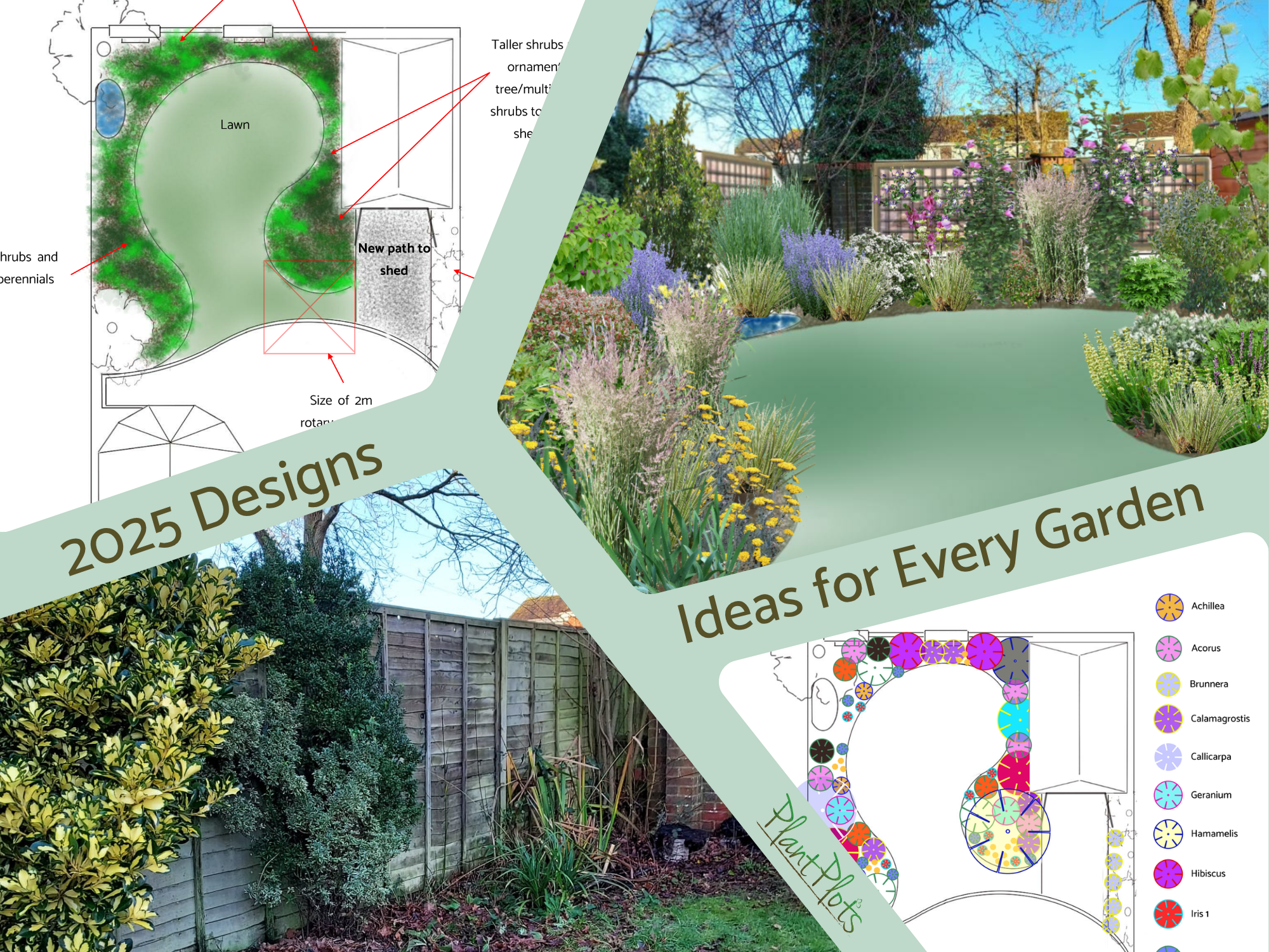 Easy Garden Design Ideas by PlantPlots () Easy Garden Design Ideas by PlantPlots ()