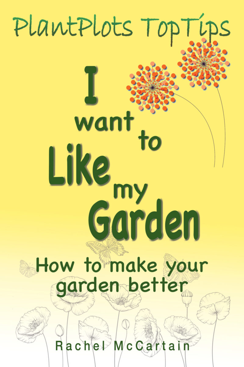 book cover image I want to like my garde nby rachel mccartain yellow book cover garden book