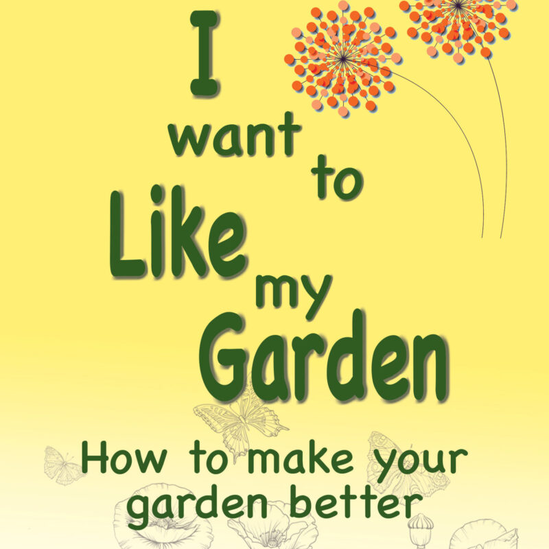 book cover image I want to like my garde nby rachel mccartain yellow book cover garden book