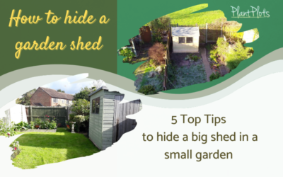 how to hide a garden shed