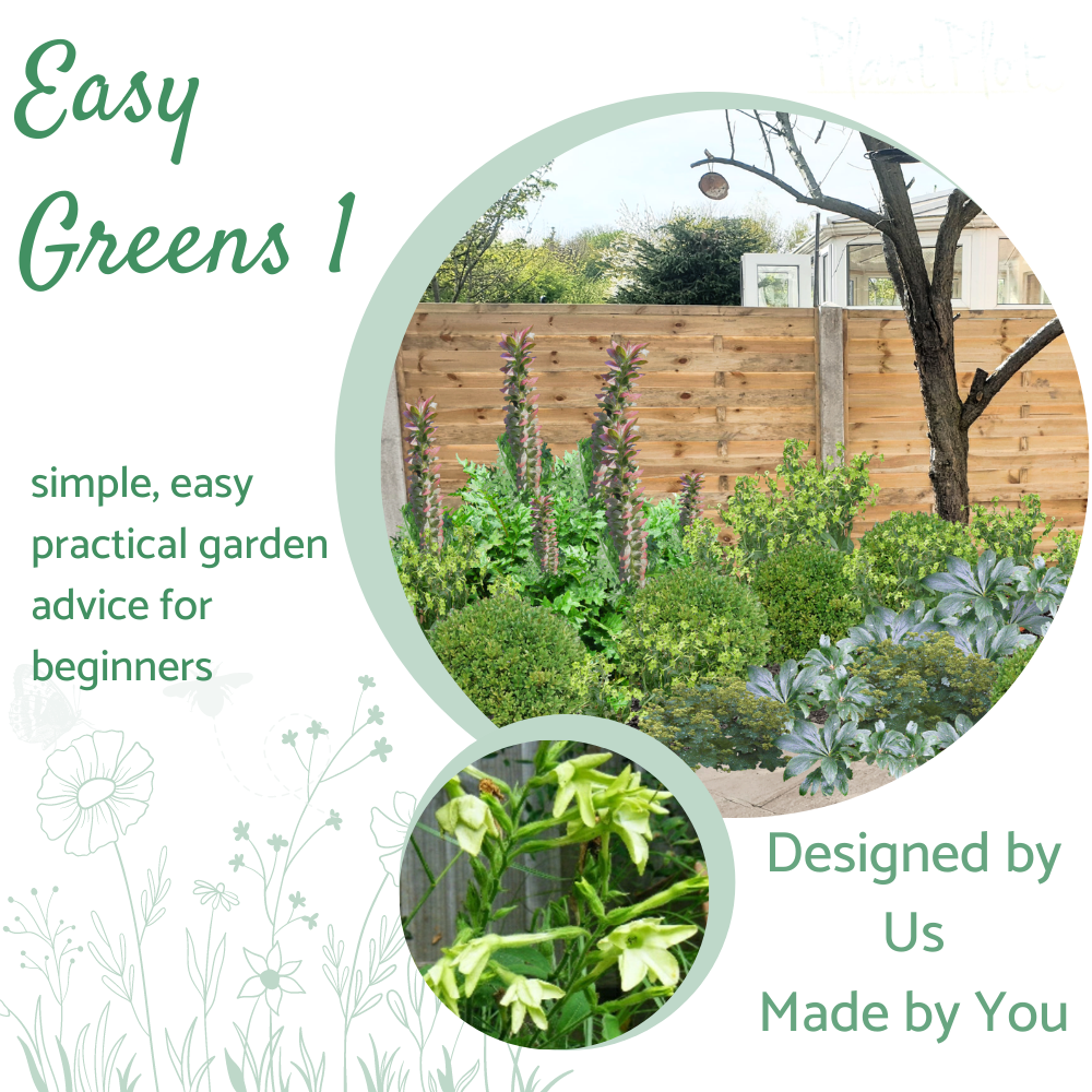 Easy Greens garden border design