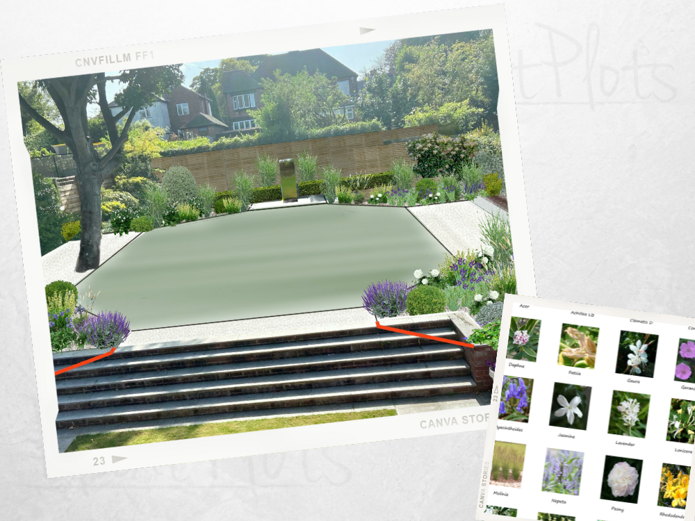 LC formal octagon shaped lawn LC formal octagon shaped lawn