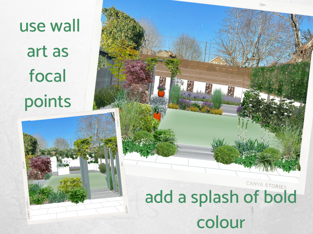 LM north facing garden small modern garden design LM north facing garden small modern garden design