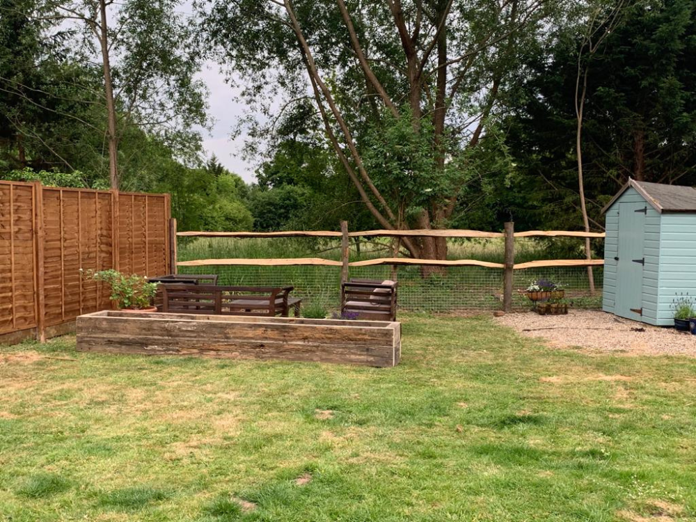 Natural flower garden