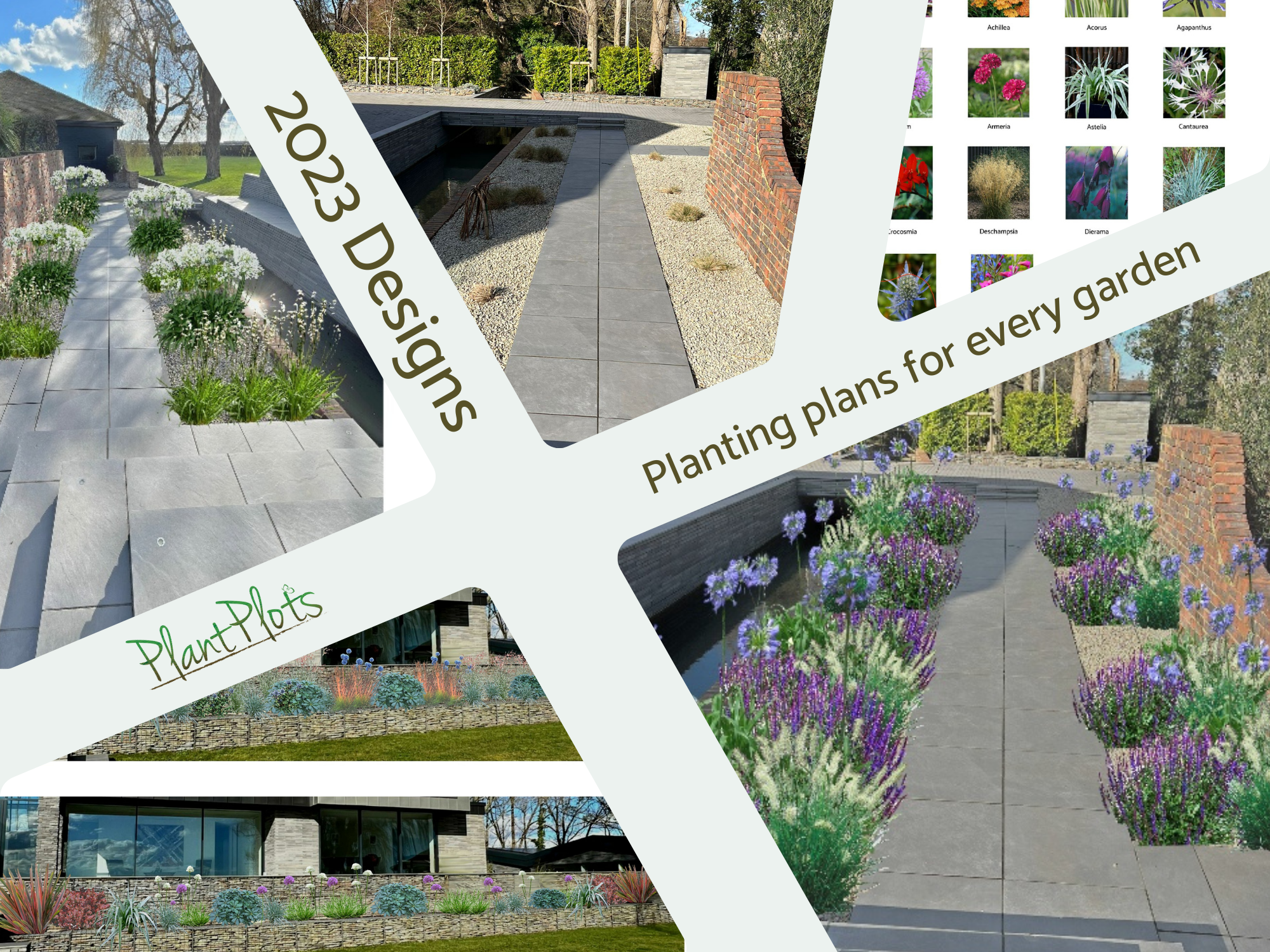Contemporary Coastal Planting Ideas by PlantPlots Contemporary Coastal Planting Ideas by PlantPlots