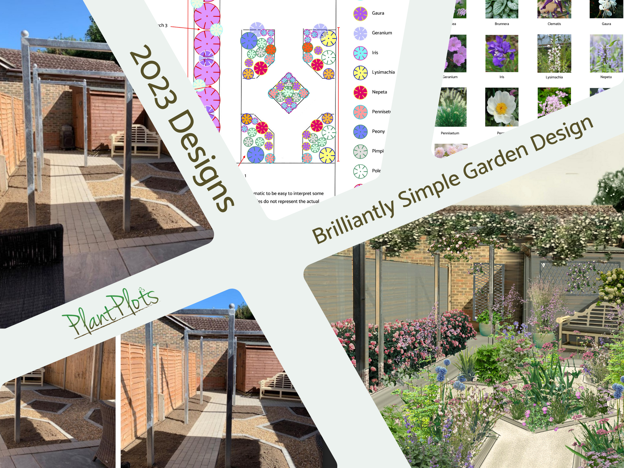 Modern Formal Planting Ideas by PlantPlots Modern Formal Planting Ideas by PlantPlots