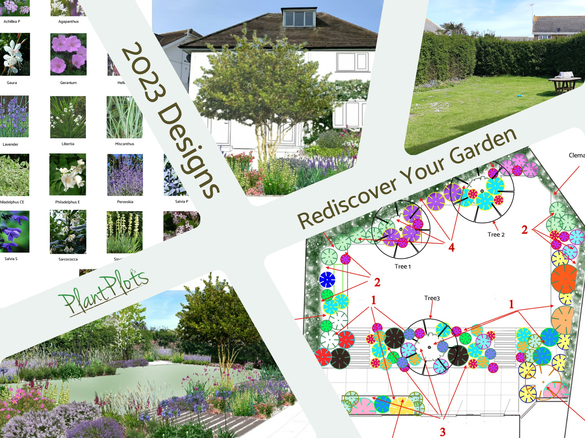 Modern Wildlife Friendly Garden Design by PlantPlots Modern Wildlife Friendly Garden Design by PlantPlots
