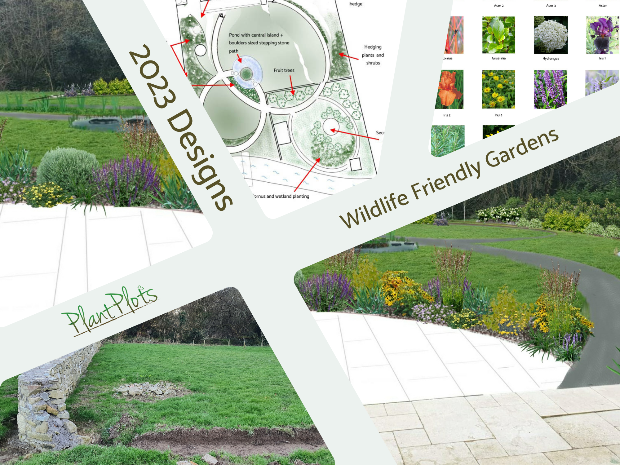 Natural Wildlife Garden Ideas by PlantPlots Natural Wildlife Garden Ideas by PlantPlots