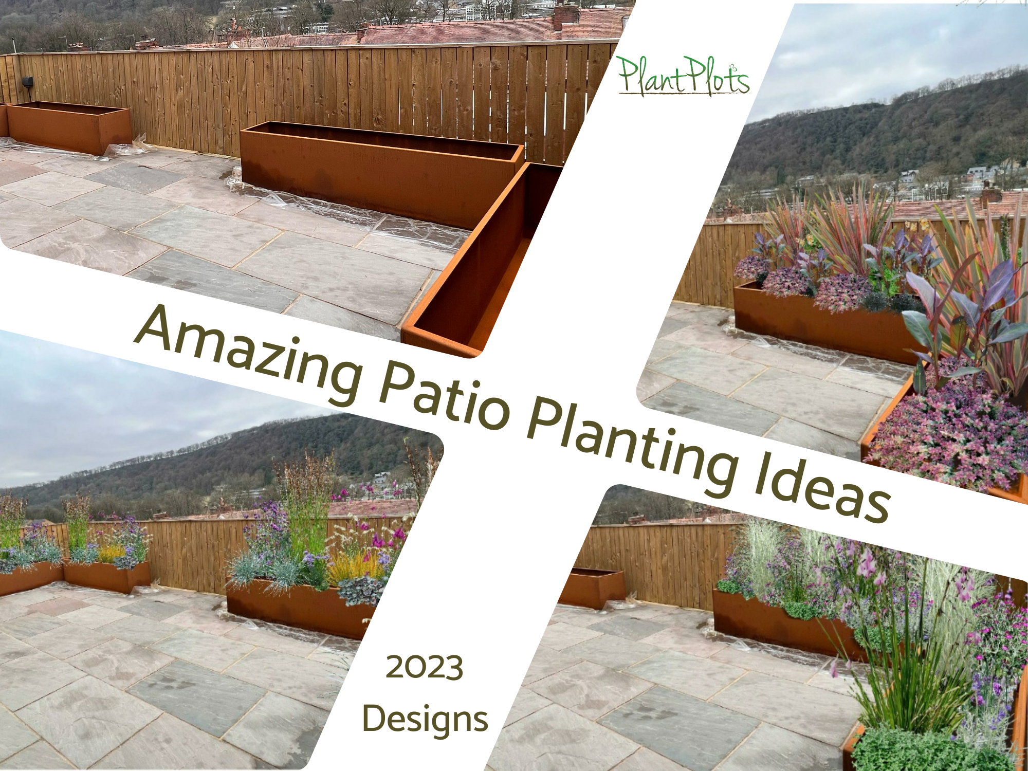 Planting Ideas for Steel Containers by PlantPlots Planting Ideas for Steel Containers by PlantPlots