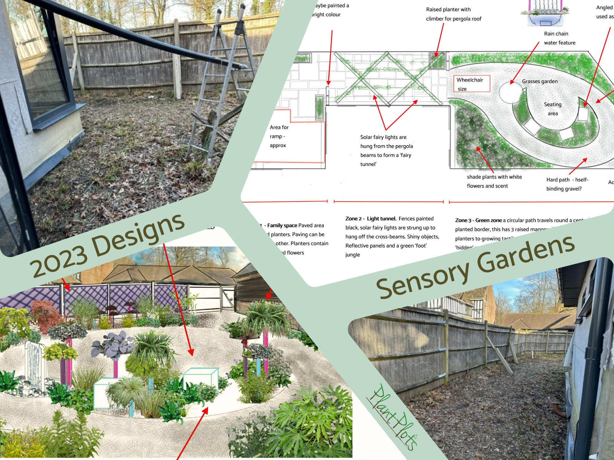 Sensory Garden design by PlantPlots Sensory Garden design by PlantPlots