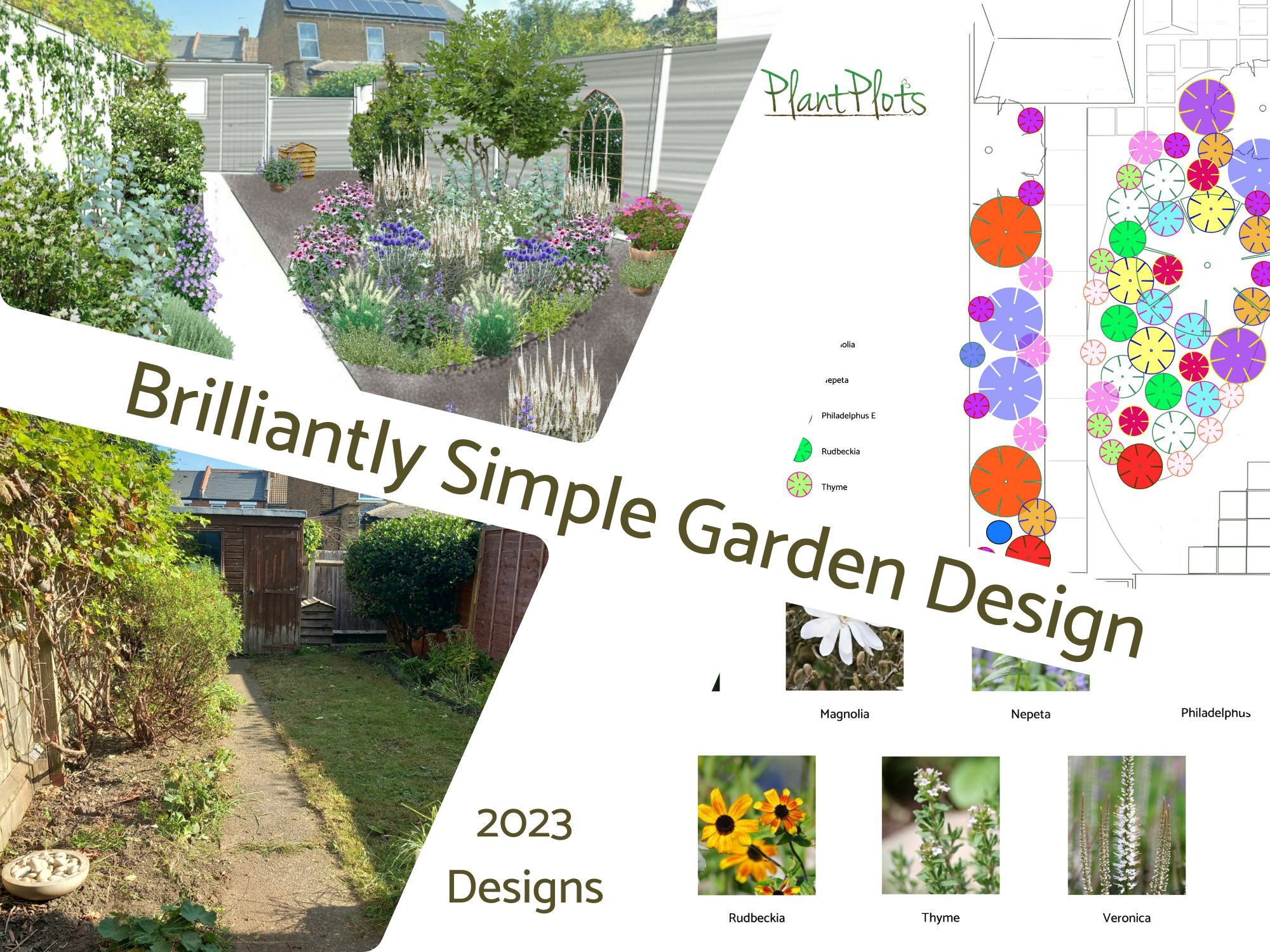 Small Back Garden Design by PlantPlots Small Back Garden Design by PlantPlots
