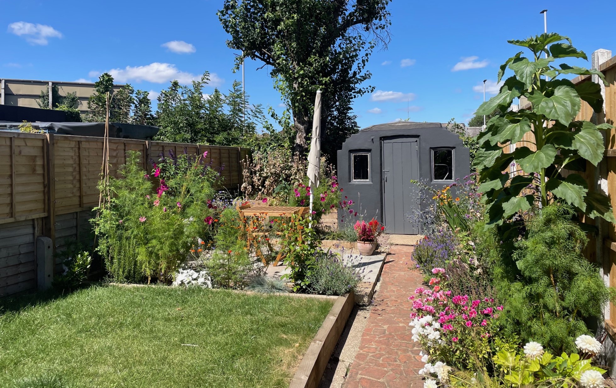 Garden Consultation image after hiding the ugly shed 2