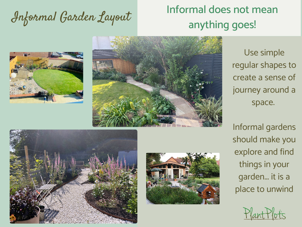 Informal garden design layout ideas and advice PlantPlots Informal garden design layout ideas and advice PlantPlots