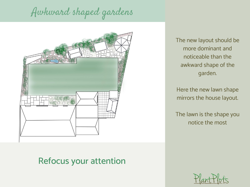awkward garden design layout ideas and help PlantPlots () awkward garden design layout ideas and help PlantPlots ()