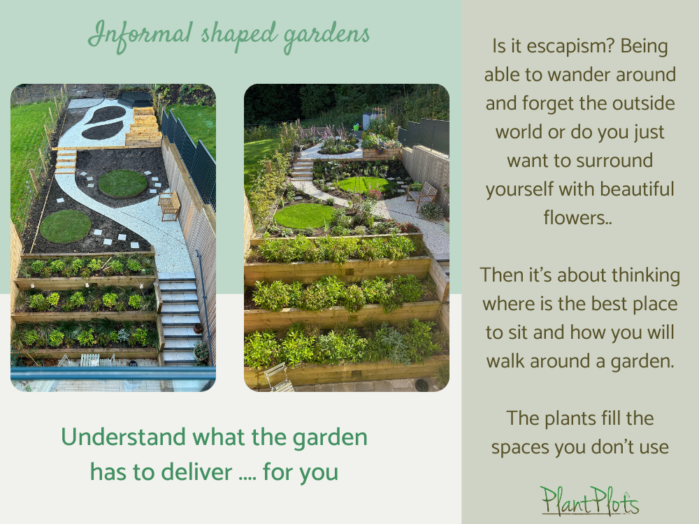 informal garden design layouts help and ideas PlantPlots () informal garden design layouts help and ideas PlantPlots ()