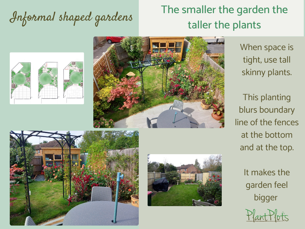 informal garden design layouts help and ideas PlantPlots () informal garden design layouts help and ideas PlantPlots ()