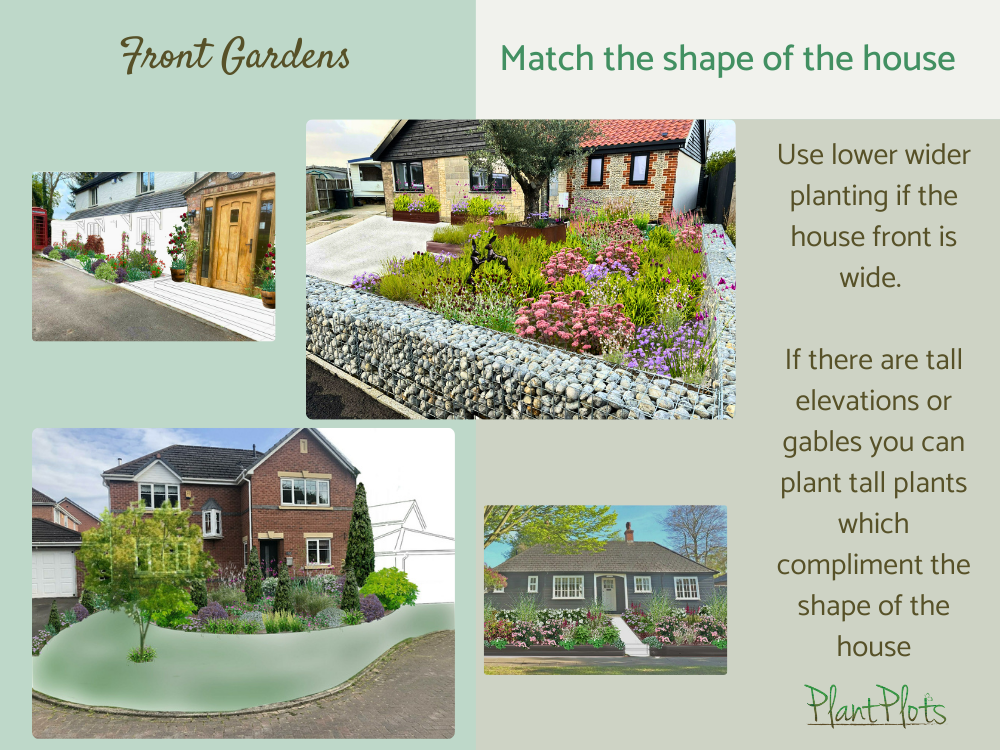 front garden design layouts help and ideas PlantPlots () front garden design layouts help and ideas PlantPlots ()