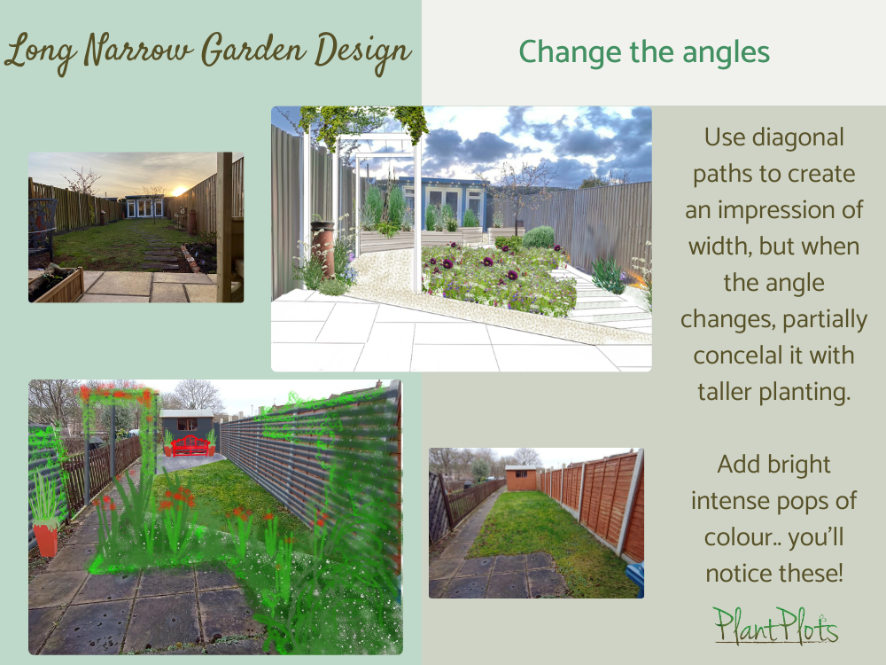 long narrow garden design layout help and ideas PlantPlots () long narrow garden design layout help and ideas PlantPlots ()