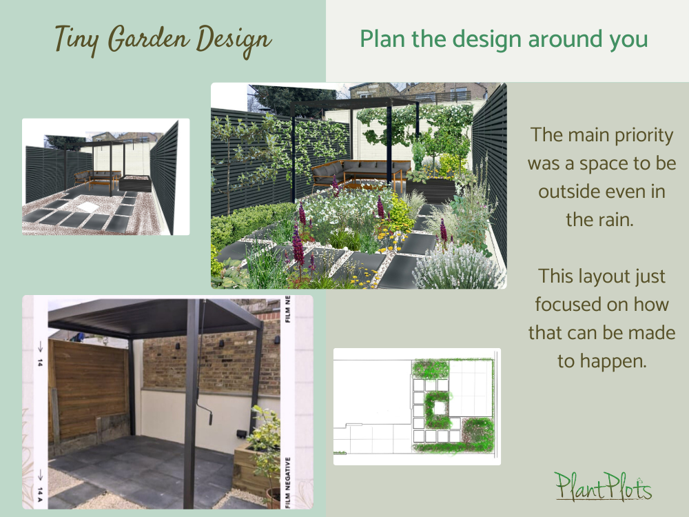 tiny garden design layouts help and ideas PlantPlots () tiny garden design layouts help and ideas PlantPlots ()