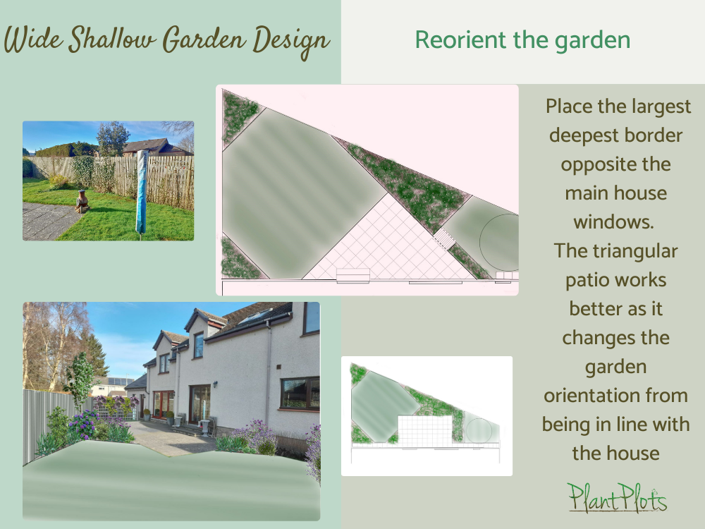 wide garden design layouts help and ideas PlantPlots () wide garden design layouts help and ideas PlantPlots ()
