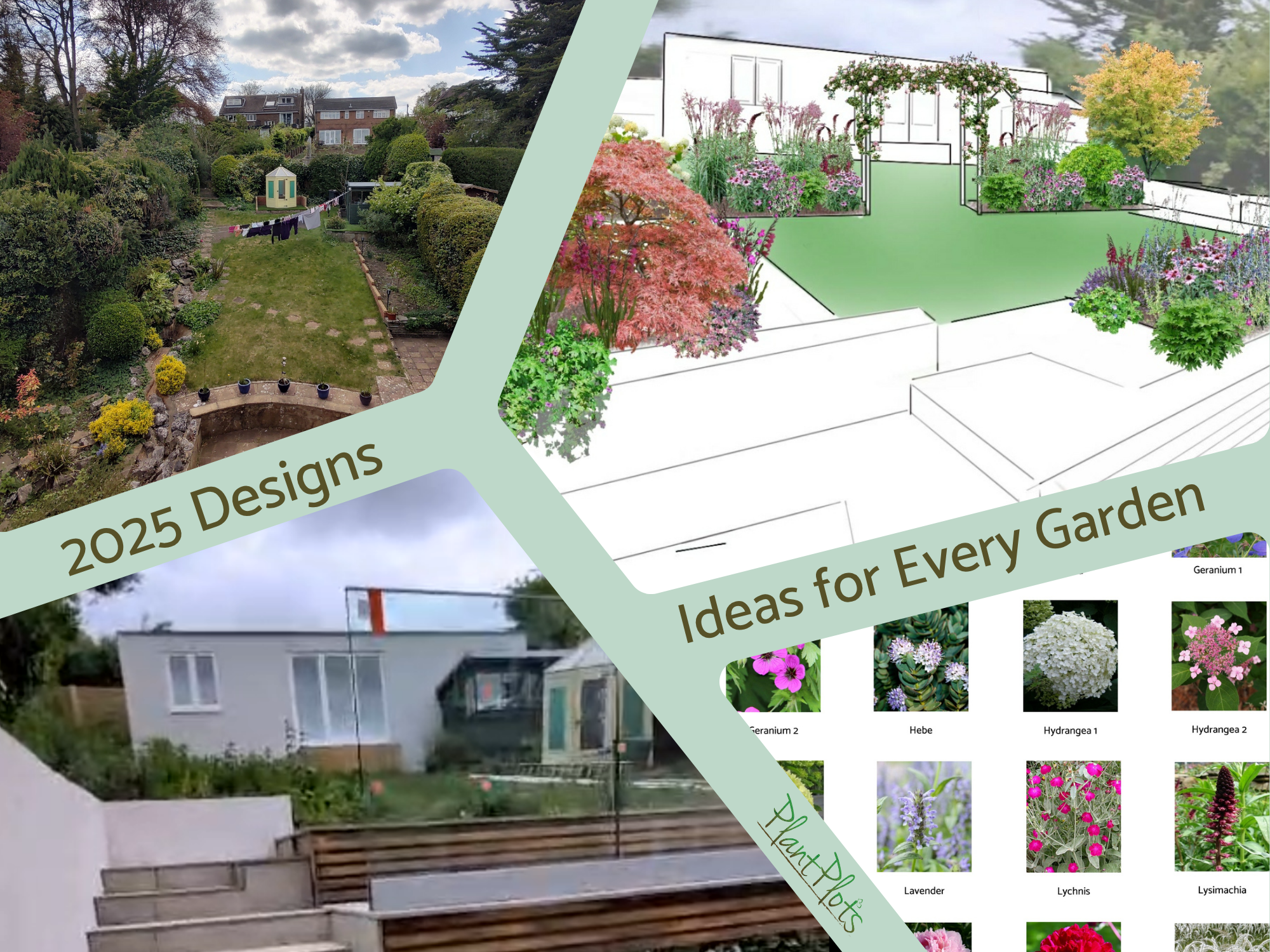 Low Maintenance Planting Family Garden Design by PlantPlots Low Maintenance Planting Family Garden Design by PlantPlots