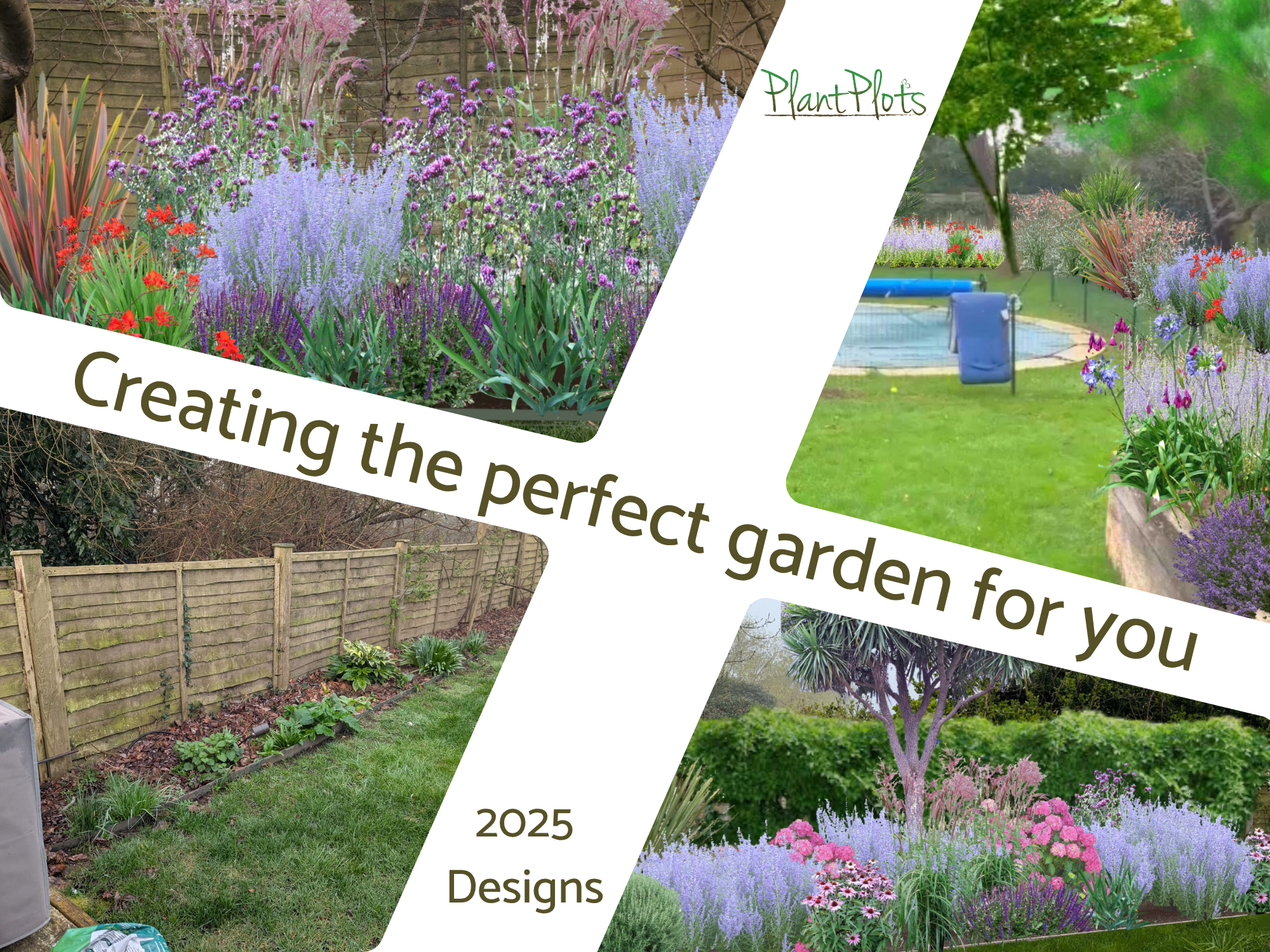 New colourful planting plan by PLantPlots New colourful planting plan by PLantPlots